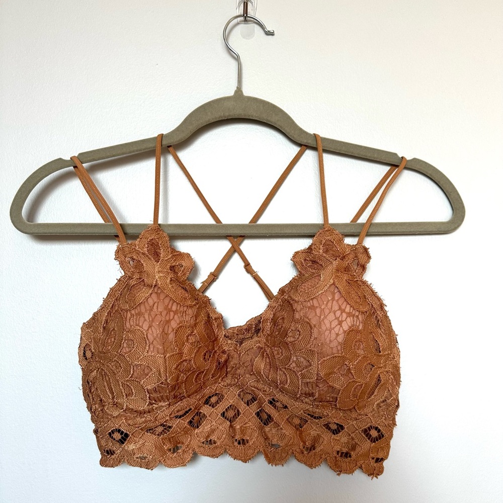 Wishlist Bralette Sz Medium Color Rust